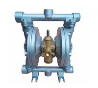 Pompe à membrane, Pompe chimique pompes pneumatiques à Double membrane, 1/2 "19 L/min 5GPM pneumatique en allia d'aluminium pompe carburant liquide traitement de l'eau(QBY-25)