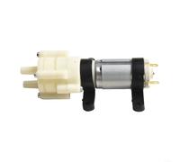 Pompe à membrane pour 6 V-12 V DC, mini pompe à eau R385 refroidie à l'eau avec housse en silicone, débit 1,5-1,8 l/min, silencieuse et résistante aux chocs pour expériences, modélisme et lavage de