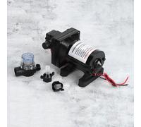 Pompe à membrane série 42, 12 V CC, 3,0 GPM, 55 PSI, auto-amorçante, avec dérivation interne pour voiture, camping-car, marine, bateau