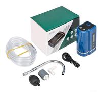 Pompe à oxygène de pêche extérieure avec capacité de pompage de 35 L/min, double usage AC/DC, éclairage LED long pour appâts de nuit et conservation des poissons (pêche 2200 mAh)