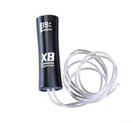 Pompe à oxygène portable à faible bruit avec chargement USB pour aquariums et équipements de pêche longue durée de vie Matériau ABS compact Noir