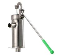 Pompe à pichet - Pompe de puits manuelle | Polissage en acier inoxydable | Pompe à eau souterraine pour irrigation manuelle pour jardin, pelouse, étang, ferme