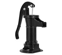 Pompe à piston ancienne, style vintage, hauteur de refoulement de 7,6 mètres, pompe nostalgique en fonte, pompe pour puits, pompe manuelle, raccordement NPT de 1-1/4 pouce, pompe de jardin