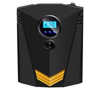 Pompe à pneus numérique - Compresseur d'air portable 12 V CC pour voiture - 150 PSI - Pour voiture, moto, vélo - Orange