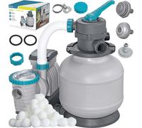 Pompe à sable de qualité pour piscines avec boules filtrantes 8327l/h Bestway 58499