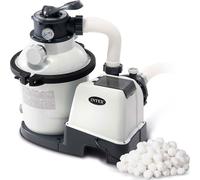 Pompe à sable INTEX 26644 avec boules filtrantes de 5700 l/h pour un nettoyage efficace de la piscine