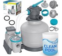 Pompe à sable pour piscines 11355 L/h Bestway 58486 + pastilles multifonctions