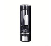 Pompe à savon en plastique ABS 400 ml Bouton poussoir facile (C) | Fenêtre transparente, surveille facilement les niveaux, empêche l'épuisement, s'adapte à la décoration de salle de bain