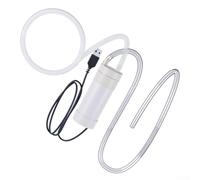 Pompe à siphon automatique alimentée par USB auto-amorçante pour transfert d'eau et drainage pour brasserie domestique et utilisation en intérieur ou en extérieur (3 mètres)