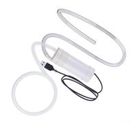 Pompe à siphon automatique alimentée par USB auto-amorçante pour transfert d'eau et drainage pour brasserie domestique et utilisation en intérieur ou en extérieur (1 m)