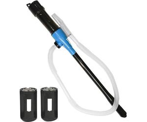 Pompe à siphon manuelle pour le transfert de gaz, d'eau, de fioul et de liquides sur batterie - pompe diesel portable
