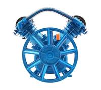 Pompe à TêTe De Compresseur D'Air Pac, TêTe De Pompe Compresseur Moteur, Outil Pneumatique 3hp, Type De Piston à Double Cylindre, Avec Silencieux, Pour SynthèSe Gaz RéFrigéRation (Bleu, 1050 tr/min)