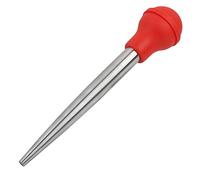 Pompe à Viande, 27cm Seringue à Viande Dinde en Acier Inoxydable, Pompe à Condiments, Injecteur D'assaisonnement de Marinade, Pompe à Badigeonner de Saveur de Cuisine avec Aiguille et Brosse Nettoyage