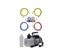 Pompe à vide 100 L min avec manomètre à 4 voies en kit d outils