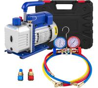 Pompe à vide 4CFM 1/3HP Pompe à vide CA Pompe à vide pour climatisation Chambre à vide Pompe de séchage sous vide CVC Réfrigération R134a R502 R22 R12 Adaptateur pour climatisation A/C