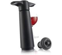 Pompe à vide et 1 bouchon Vacuvin 0854460 Noir Noir G