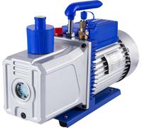 Pompe à vide SucceBuy, 12 CFM, 1 CV, pompe à vide de réfrigérant HVAC-Auto-AC rotative à deux étages 3 x 10-1 Pa, vide ultime pour les réparations automobiles