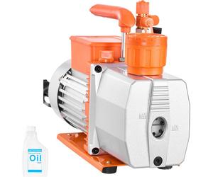 Pompe à vide SucceBuy, 7 CFM 198 L/min, 2 étages, 550 W, compatible avec R134a, R22, R410a, R1234YF & R32, moteur 4 pôles, idéal pour l'entretien de la climatisation automobile & le dégazage de la rés