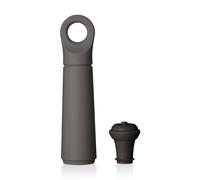 Pompe à Vin Vide d'aide Vacu Vin Wine Saver Loop - Conçue et Fabriquée Aux Pays-Bas - Le Bouchon à Vin Sous Vide Conserve Votre Vin Frais Jusqu'à 10 jours - Réutilisable - 1 Pompe, 1 Bouchon, Graphite