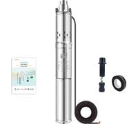 Pompe à vis, hauteur de refoulement maximale de 65 mètres, fonctionnement immergé, 370W, conforme aux normes européennes