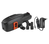 Pompe automatique à membrane, auto-amorçante, 230V, 3,8 litres par minute, 2,8 bars, indice de protection IP54, avec adaptateur AC/DC