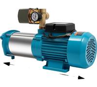 Pompe centrifuge, acier inoxydable, auto-amorçante, bleue
