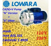 Pompe centrifuge CA70/33NV 1,1Hp acier316FPM Vin Cave Vinicole Vigne 400V Lowara