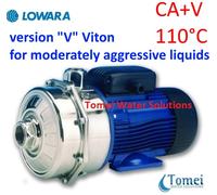 Pompe centrifuge CA70/45V1,5Hp FPM industrie simple liquide agressif 400V Lowara