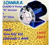 Pompe centrifuge monocellulaire AISI316FPM CEAM70/3N+V 0,37kW 1x230V Lowara CEA