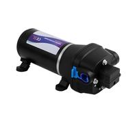 Pompe d'augmentation de pression avec filtre 12 V 17 LPM auto-amorçante, pompe avec hauteur de refoulement max de 28 m et pression réglable de 6,0 bar, pompe à membrane entièrement automatique en