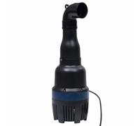 Pompe de bassin 16000 l/h 75 W, pompe filtrante puissante pour bassin de jardin, pompe à ruisseau avec câble de 10 m, particules de saleté jusqu'à 6 mm, tuyau en céramique