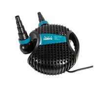 Pompe de Bassin Aquaforte O-18.000, 220 Watts, Débit max. 17,5 m3Heure, Hauteur de Refoulement max. 6 m, Longueur Du Câble 10 m, moteur A-Synchrone, Pompe des particules de Saleté jusqu'à 6 mm