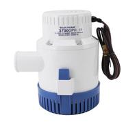 Pompe de Cale 3700 GPH pour les Bateaux, Faible Bruit, 12V 24 V Pompe de Cale de Règle électrique avec Boîtier en Plastique en Plastique, adapté aux Bassins de Bassins (12V)