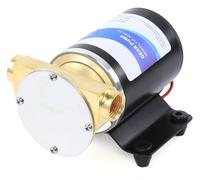 Pompe de cale auto-amorçante pour bateau, 12V, également utilisable comme pompe de lavage de pont - Débit de 30 litres par minute (6 gallons par minute) - Haute pression - Raccordement de 24 mm - Coul