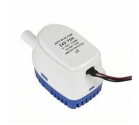 Pompe de Cale Automatique Pompe de Cale Submersible Évacuation Marine Vidange Bateau Drainage eau Mécanisme Autonome Intégré Fonctionnement sans, 24V 1100