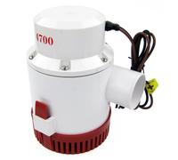 Pompe de cale pour bateaux - Pompe électrique submersible marine - 12 V - 4700 gallons par heure - 16 A - Hauteur de refoulement de 8 mètres - Non automatique - Raccordement de 5,08 cm pour tuyau