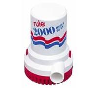 Pompe de cale Rule 1500 | 12 V | Sortie de tuyau de 28 mm | Pompe marine submersible | Moteur refroidi à l'eau durable