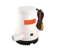 Pompe de cale submersible, 1500 2000GPH 12V 24V 3M Max Lift 29MM Sortie Pompe de vidange d'eau marine avec kit d'interrupteur à flotteur en option(SFBP1-G2000-01-12V-C)