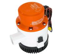 Pompe de cale submersible électrique - 12 V - 3000 gallons par heure - Pour bateaux de plaisance - Sans batterie