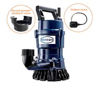 POMPE DE CHANTIER MONOPHASEE FONTE 0,4KW 225L/MIN DN50 - RENSON - 818350