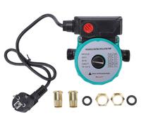 Pompe de circulation 65 l/min, 3 étages, 6 mètres, couleur verte, 46W, 67W, 100W, raccordement NPT 1 pouce avec adaptateur 3/4, tension 220V, pour chauffage et eau chaude