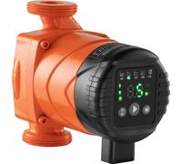 Pompe de circulation à haut rendement LPS25-4BP/130, 42 LPM, hauteur de refoulement maximale de 4 m, pompe de circulation d'eau chaude en fonte, raccord fileté, clapet anti-retour, fonctionnement sile