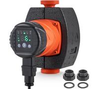 Pompe de circulation d'eau chaude à haute efficacité énergétique - Pompe de chauffage à haut rendement avec moteur ECM à aimant permanent - 220V, 45W, 60L/min max - 6M max.