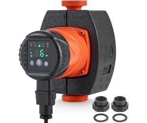 Pompe de circulation d'eau chaude à haute efficacité énergétique - Pompe de chauffage à haut rendement avec moteur ECM à aimant permanent - 220V, 22W - Max. Débit 50L/min