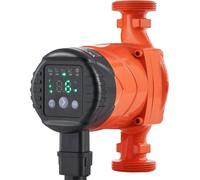 Pompe de circulation d'eau chaude Pompe de circulation à haut rendement énergétique Moteur à aimant permanent ECM 220 V 22 W, débit maximal de 50 l/min, hauteur de refoulement maximale de 4 m, raccord