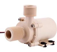 Pompe de circulation d'eau solaire 12 V/24 V avec moteur sans balais - Pompe de circulation d'eau pour chauffage - Pompe de circulation submersible silencieuse
