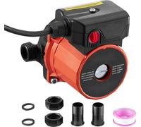 Pompe de circulation pour eau chaude - circulateur - 38 L/min - 3 vitesses - 100 W - 220-240 V AC - adaptateur G 3/4 à G 1/2 - tête en fonte