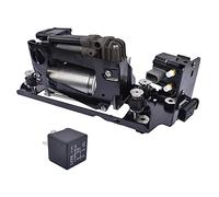 Pompe de compresseur à suspension pneumatique + bloc de soupape + relais -Compatible avec 5er F07 GT 09-16, Touring F11 10-16, 7er F01 F02 F03 F04 08-15 37206784137 37206875176 37206789450 Huiruhy
