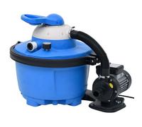 Vidaxl Sandfilterpumpe 200 W 25 L 385 x 620 x 432 mm blau und schwarz