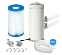 Pompe de filtration pour piscine 3785 l/h, filtre + éléments d'installation INTEX 26638